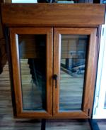 VENTANA PVC COLOR MADERA